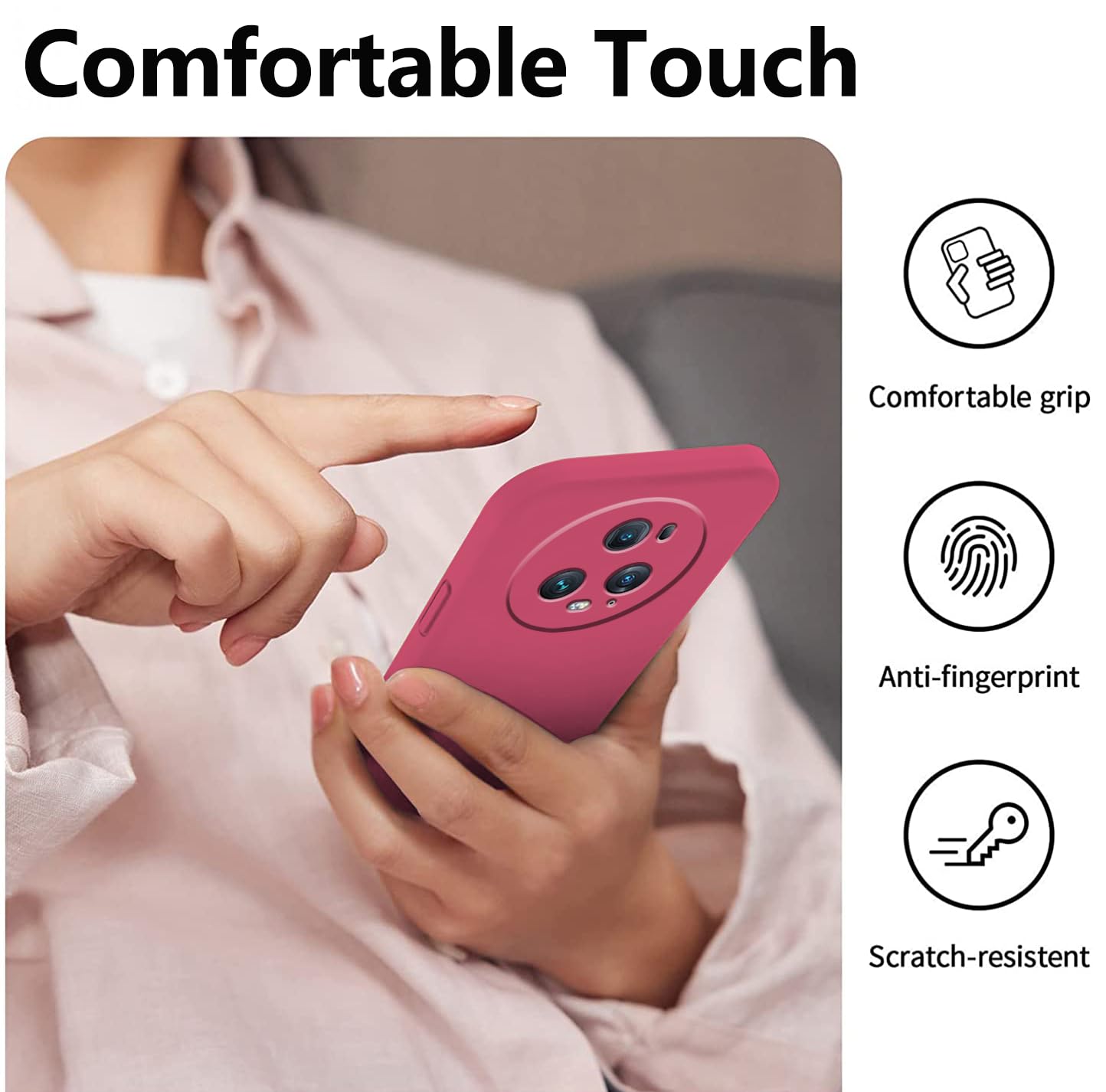 Custodia per cellulare compatibile con Honor Magic 5 Pro, Honor Magic 5 Pro, custodia in silicone, con supporto tridimensionale, astronauta, rosa (verde