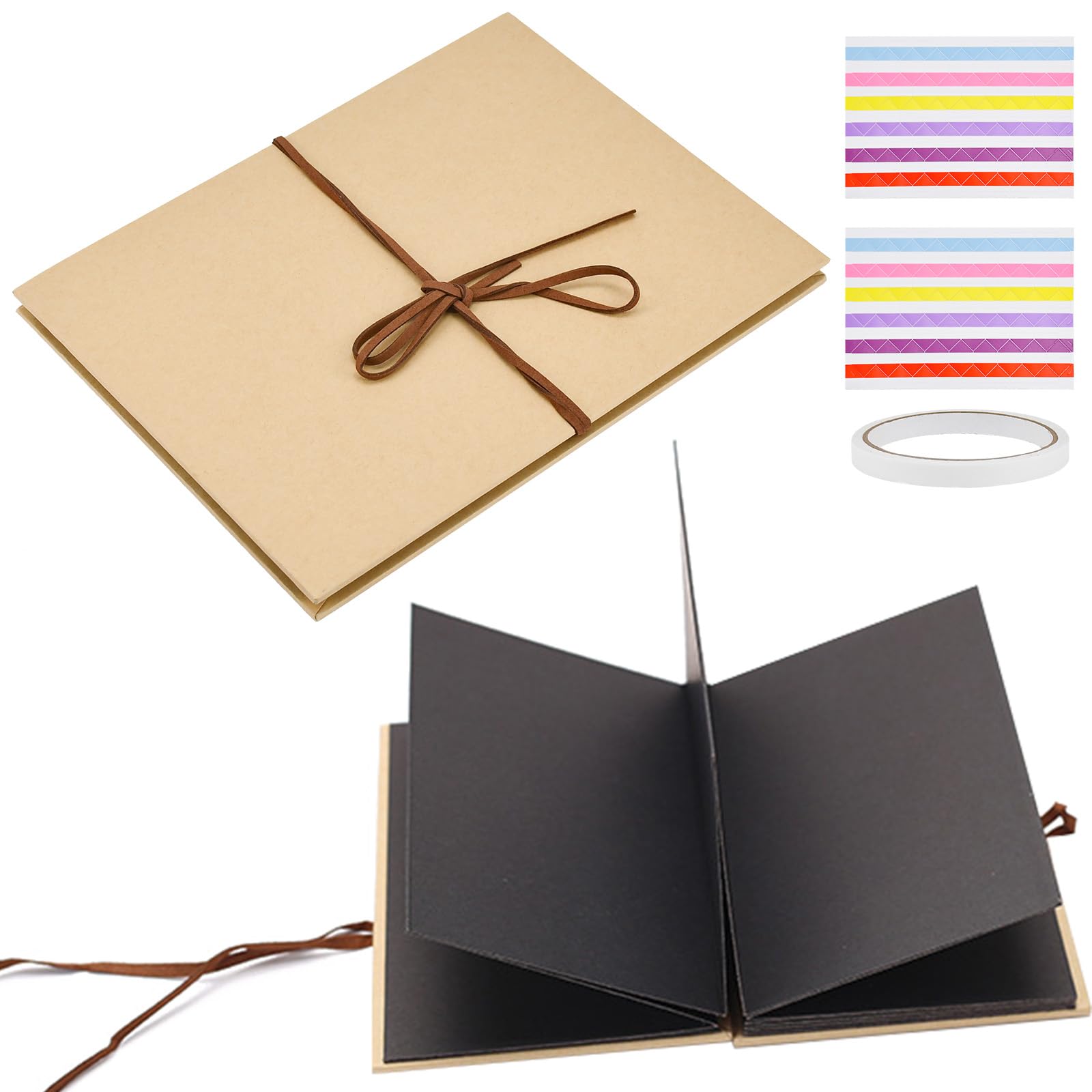 Album Fotografico Fai Da Te A4 Con Accessori - Personalizza Con Penne, Adesivi E Nastro - Foto 8