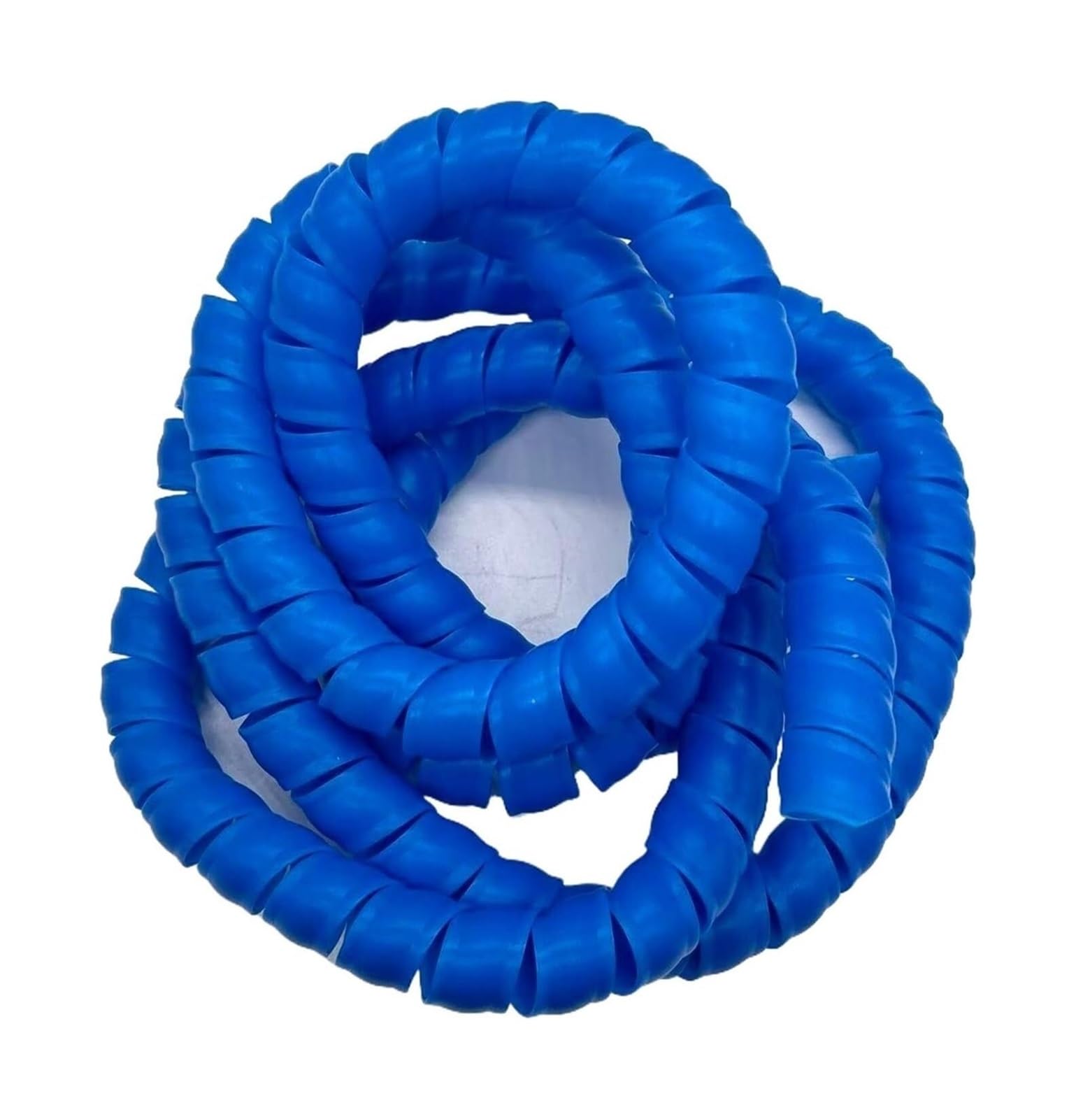 Proteggi cavo flessibile for linea olio con avvolgimento a spirale 3 metri(Blue,ID 28mm)