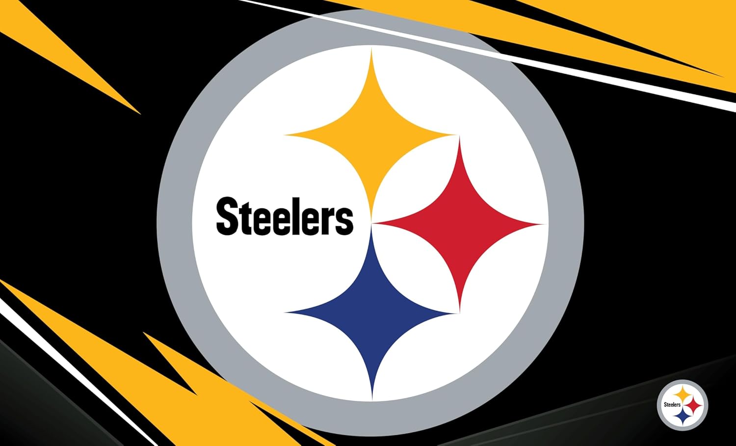 Northwest The Company NFL Pittsburgh Steelers Washable Rug, 36" x 60", Shredder, Team Colors