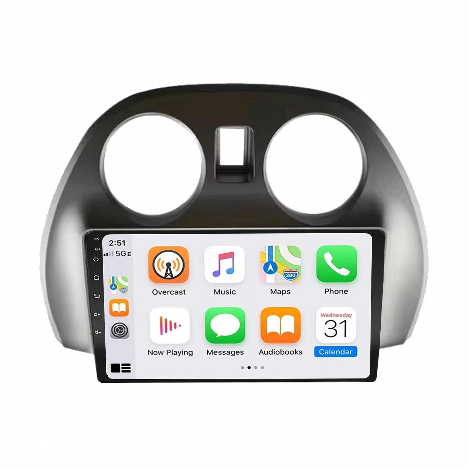 Autonavigation Car Radio Multimedia Player für Mitsubishi Eclipse Spyder 2005-2012 mit Bluetooth Fm Radio, Mirror Link, USB, Aux, WiFi mit Bluetooth Mirror Link Am, 4 Kern 2G+32G