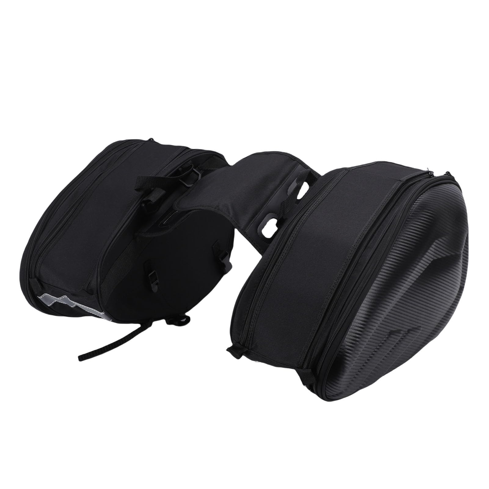 Fabater Sakwy Motocyklowe, 36L do 58L Torby Podsiodłowe o Zwiększonej Pojemności Motocykle, Odpinana Torba na bagaż Motocyklowy Boczna Torba Motocyklowa, Uniwersalne Akcesoria