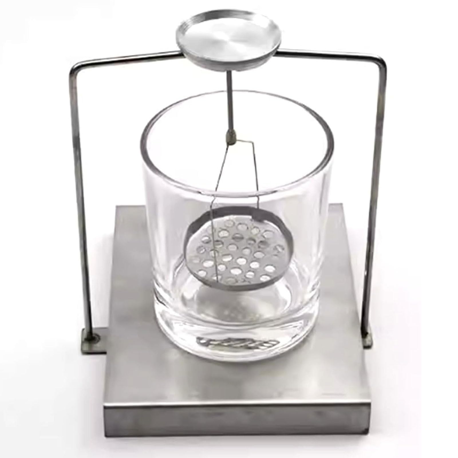 Marco de gravedad específica de densidad,Kit de determinación de densidad,Marco específico de equilibrio de precisión for determinación de densidad Líquidos Sólidos,Medición precisa de densidad(A)