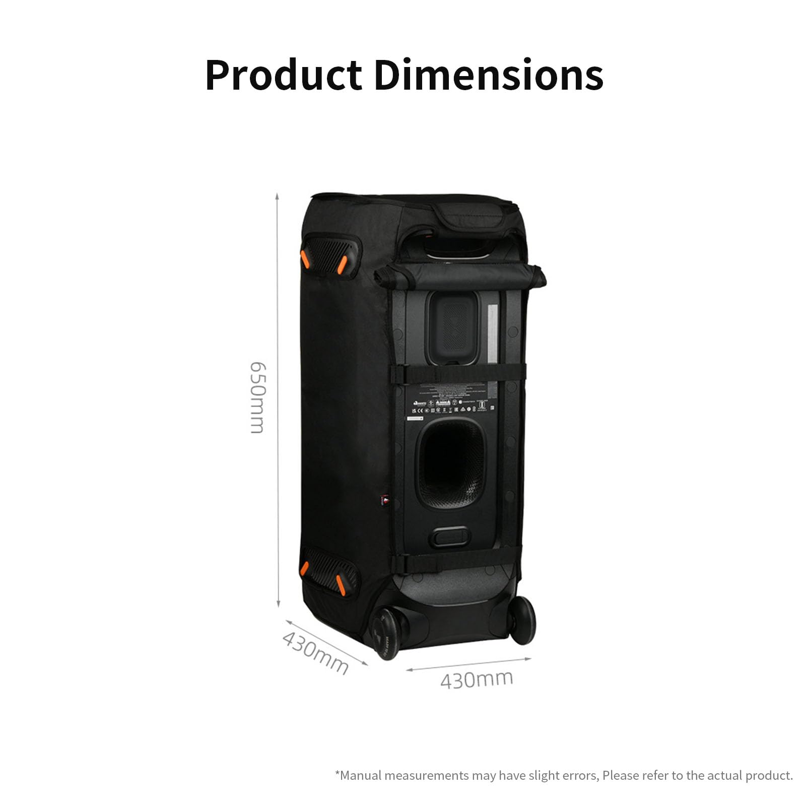 Housse de protection en maille pour haut-parleur portable JBL Partybox 310, housse anti-poussière pour haut-parleur d'extérieur JBL Partybox 310, sans retrait