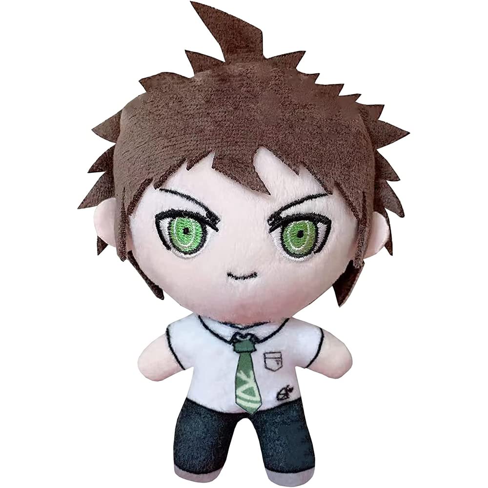 AmxiuAnime Mini Hinata Hajime Plush Doll Soft Stuffed Collectible Figure Keychain Decorations for Game Lovers 15cm/5.9inch