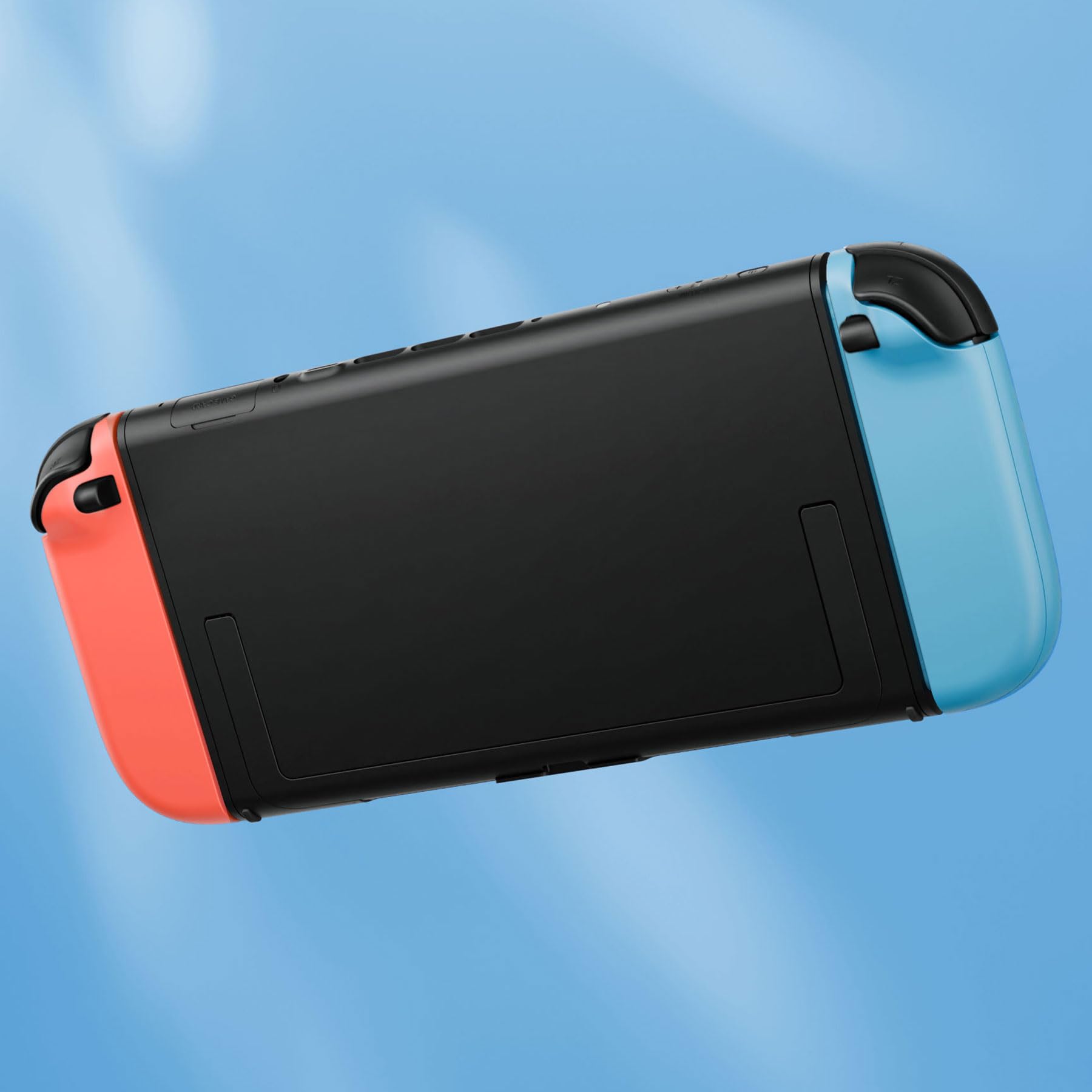 eXtremeRate Cover Accessori per Nintendo Switch 2, Custodia Tasti ABXY Dpad Ricambio Kit per Switch 2 Joycon, Senza Joycon e Console(Dpad Versione), Blu&Arancione