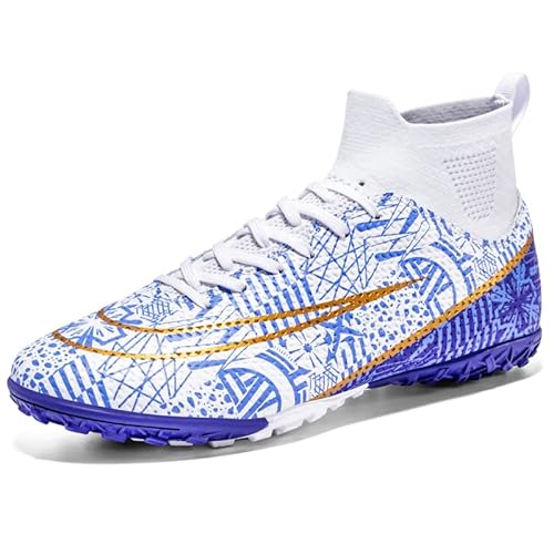 Chuteiras de futsal estilo unissex respiráveis ​​TF sola antiderrapante tênis esportivas botas de fu