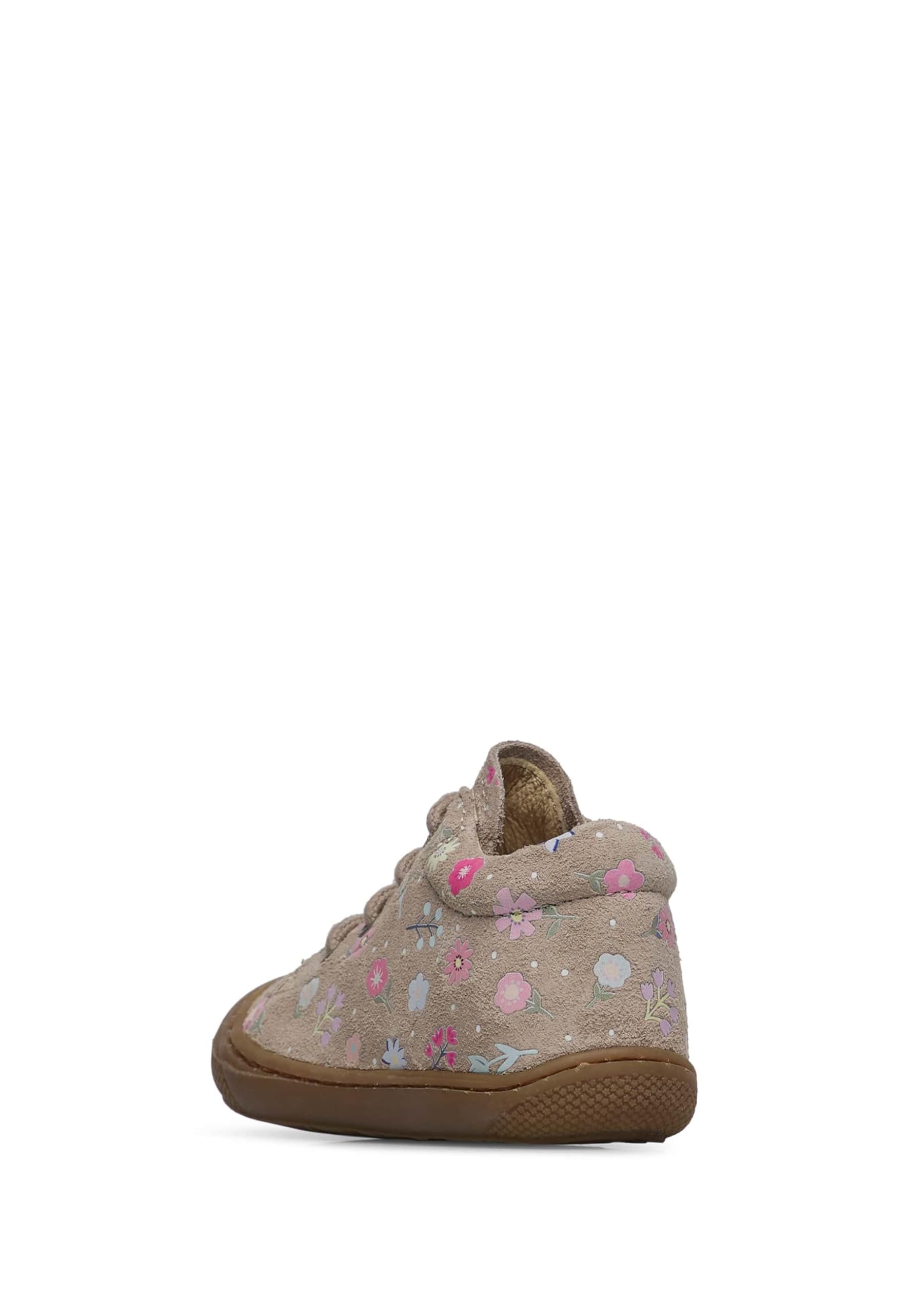Naturino Lauflernschuhe aus Veloursleder mit Blumenprint