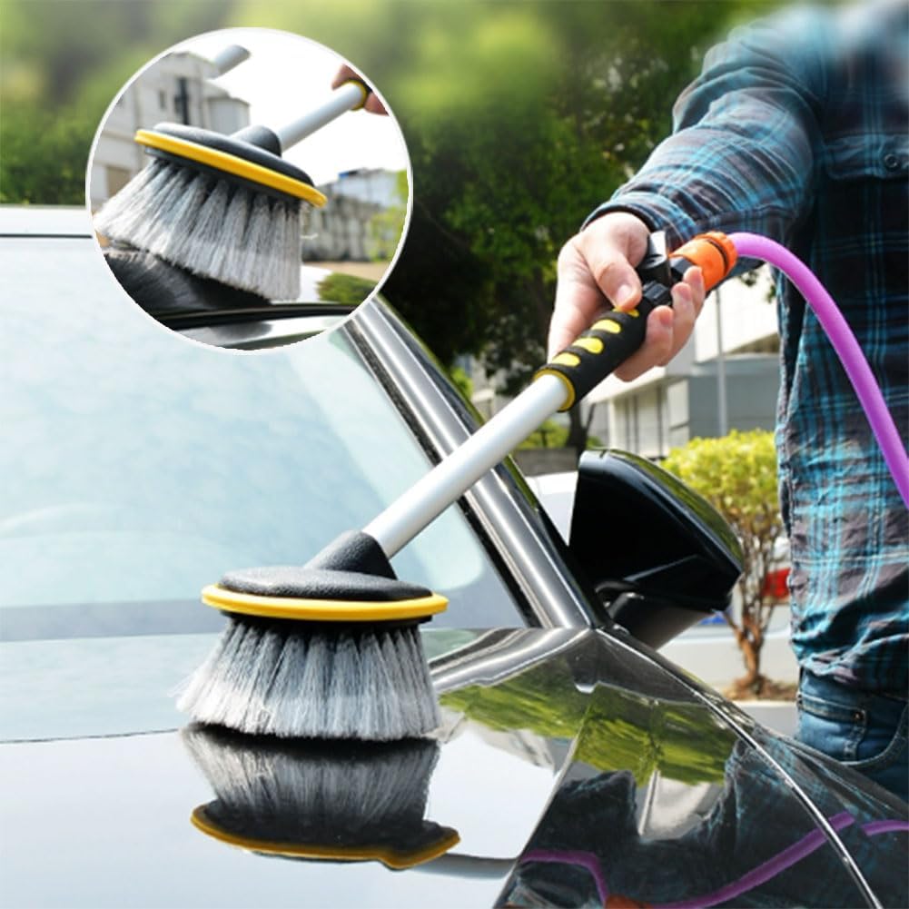 Water Fed Pole Brush Head, Solar Cleaning Brush Water Supply Pole Brush System, Solar Cleaning Tools for Glass Cleaning, Photovoltaic Cleaner, Glass Cleaning Brush, Solar Panel Cleaning.