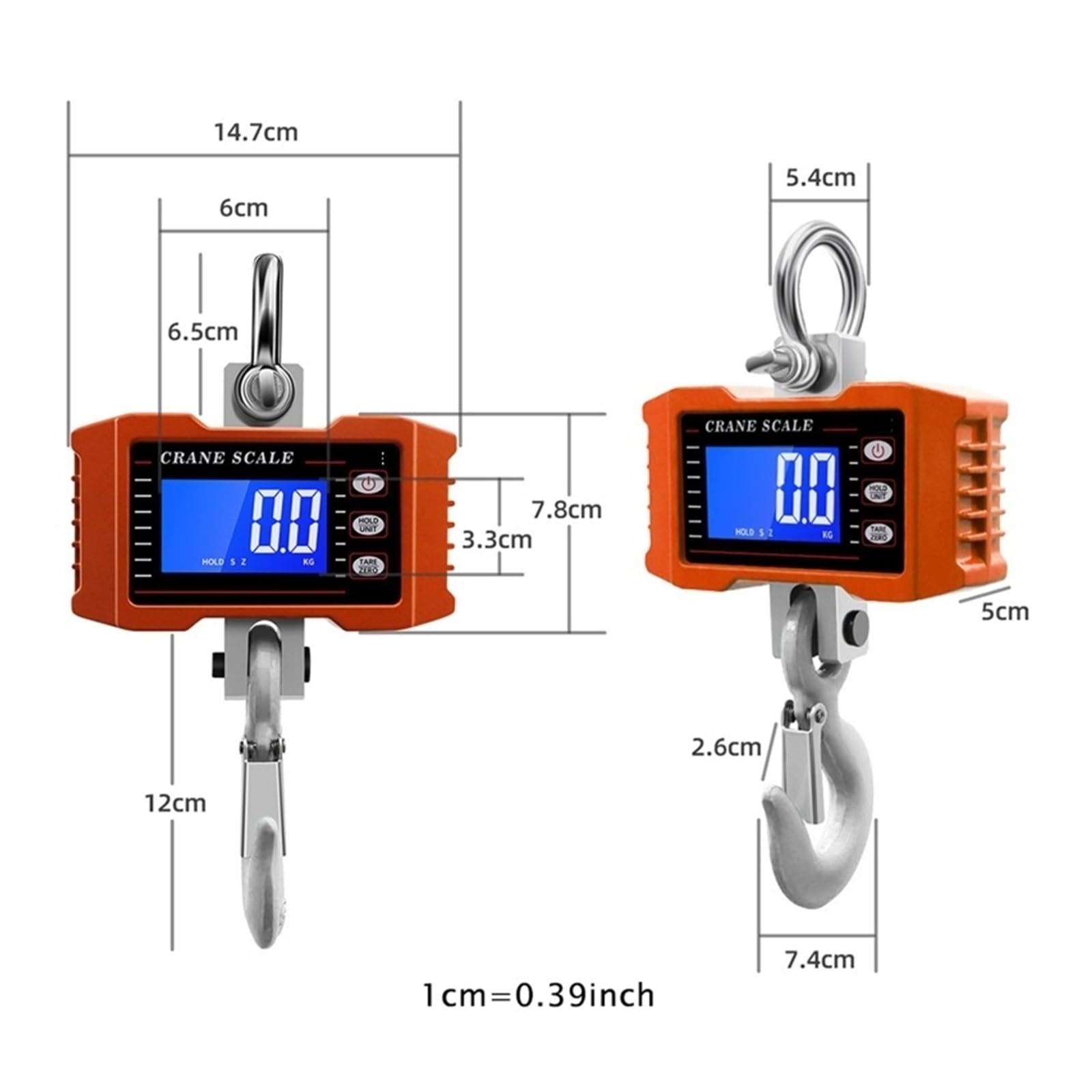 Bilancia sospesa Digitale, for Gru for impieghi gravosi Digital Industrial for Dropship di elettroni Intelligenti ad Alta precisione(97QC9FF101695-500)