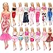 Miunana 5X Vestidos de Noche Casual Ropas con Camiseta y Pantalones Estilo Aleatorio como Regalo para 11.5 Pulgadas 28 - 30 cm Muñeca - CE Certificado