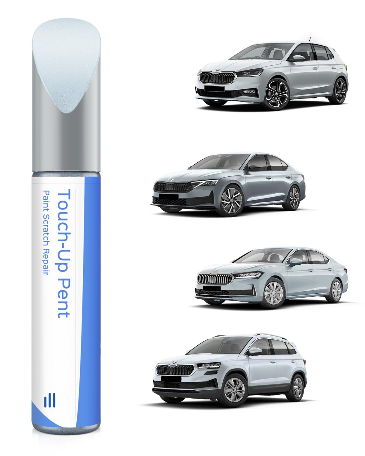 Lápiz de retoque blanco Candy 9P9P/ F9E compatible con Skoda Exact Match para chips y arañazos — view 6