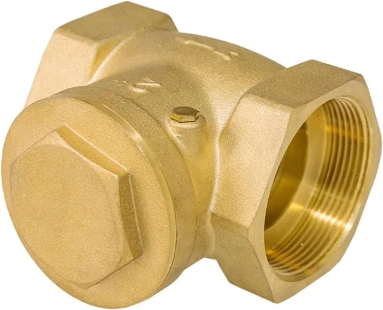 1/2" to 1-1/2" Female Thread Brass Swing Check Valve - One Way Non-Return Valve(3/4inch)