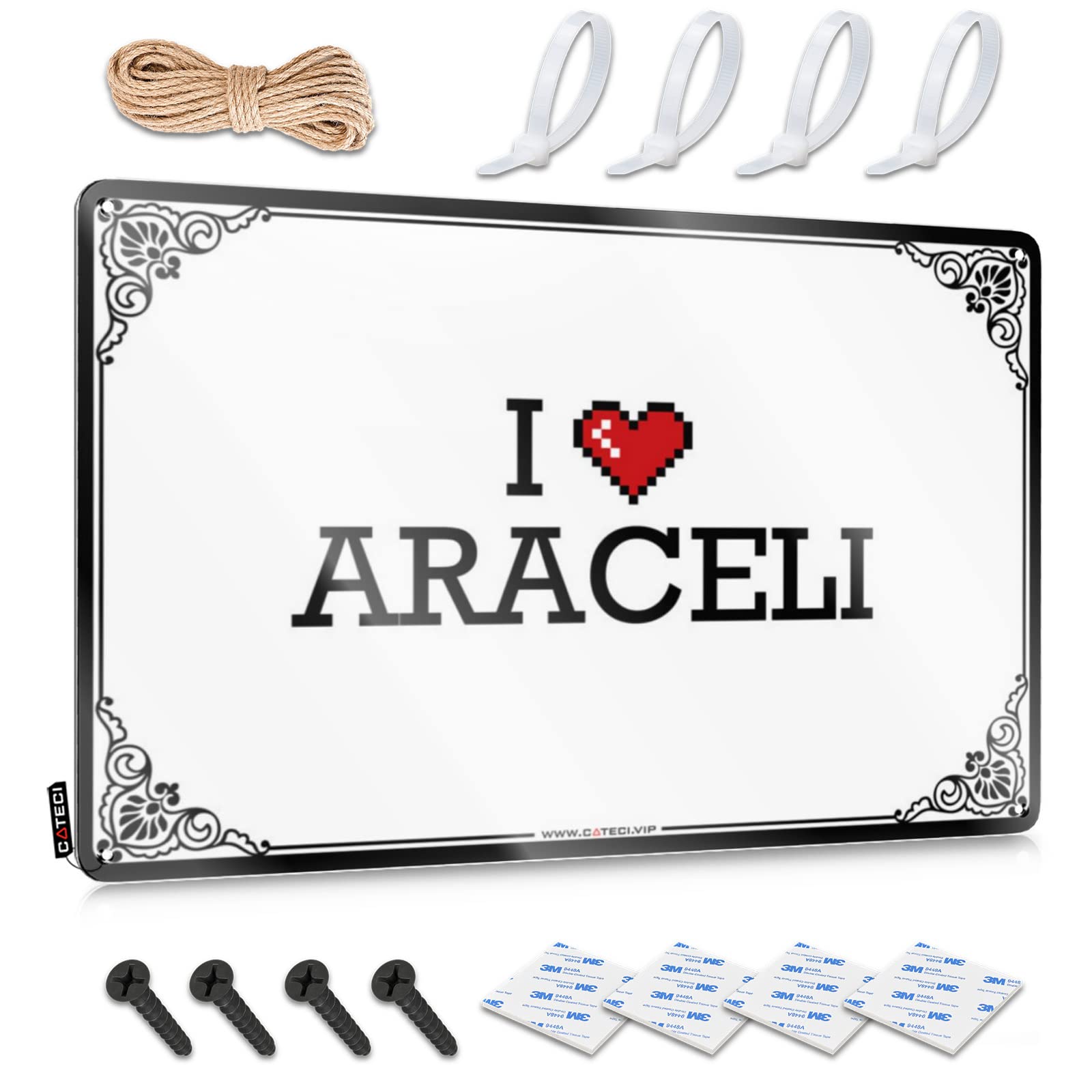 Cool Wall Decor Basement Decor Wall Decor | I Love Araceli Humor For Pool Home(30X40CM)
