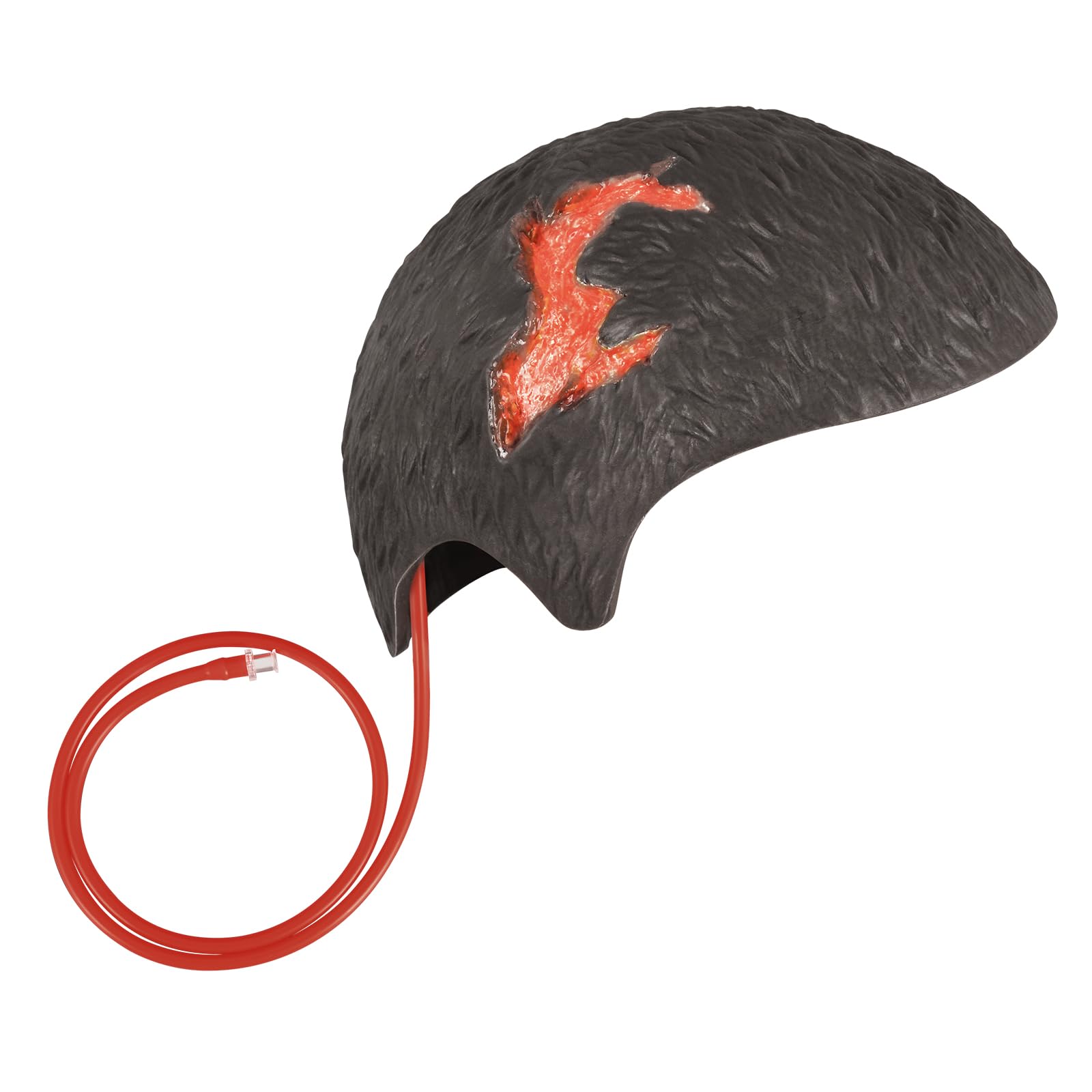 Wound Packing Head Training Kit,Wearable Bleeding Control Training for Medical Students, First Aid,Wound Training and Medical Classes - Black