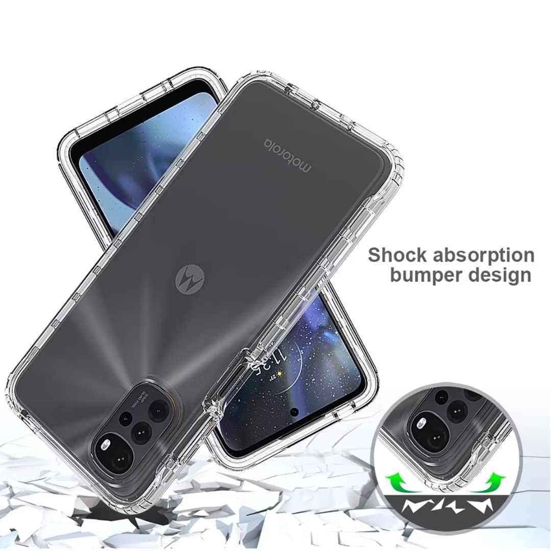JIAFEI Cover per Motorola Moto G22 Custodia Protettiva in TPU