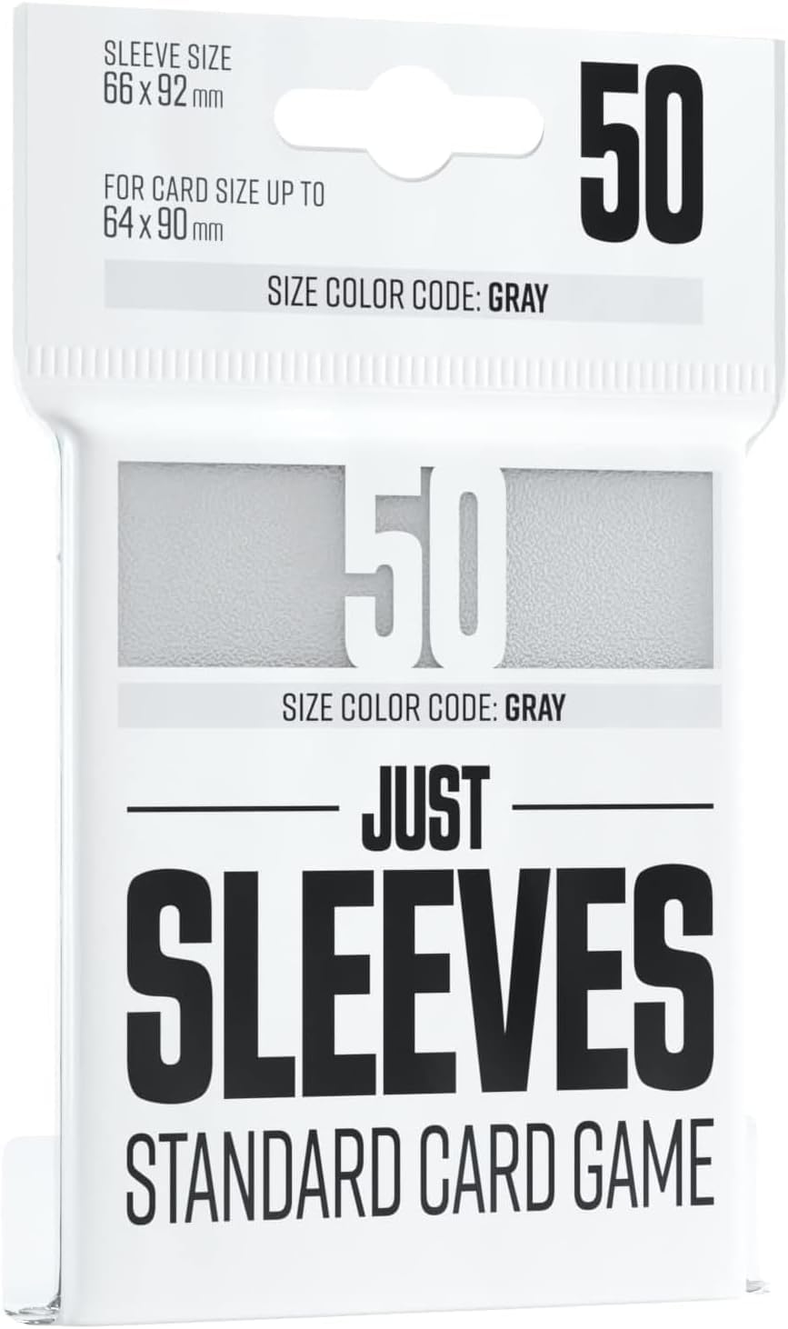 Gamegenic Just Sleeves: Standard Card Game White (50 ct.)
