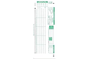 Scantron Answer Sheets for 100-Question Tests (100 Pack)