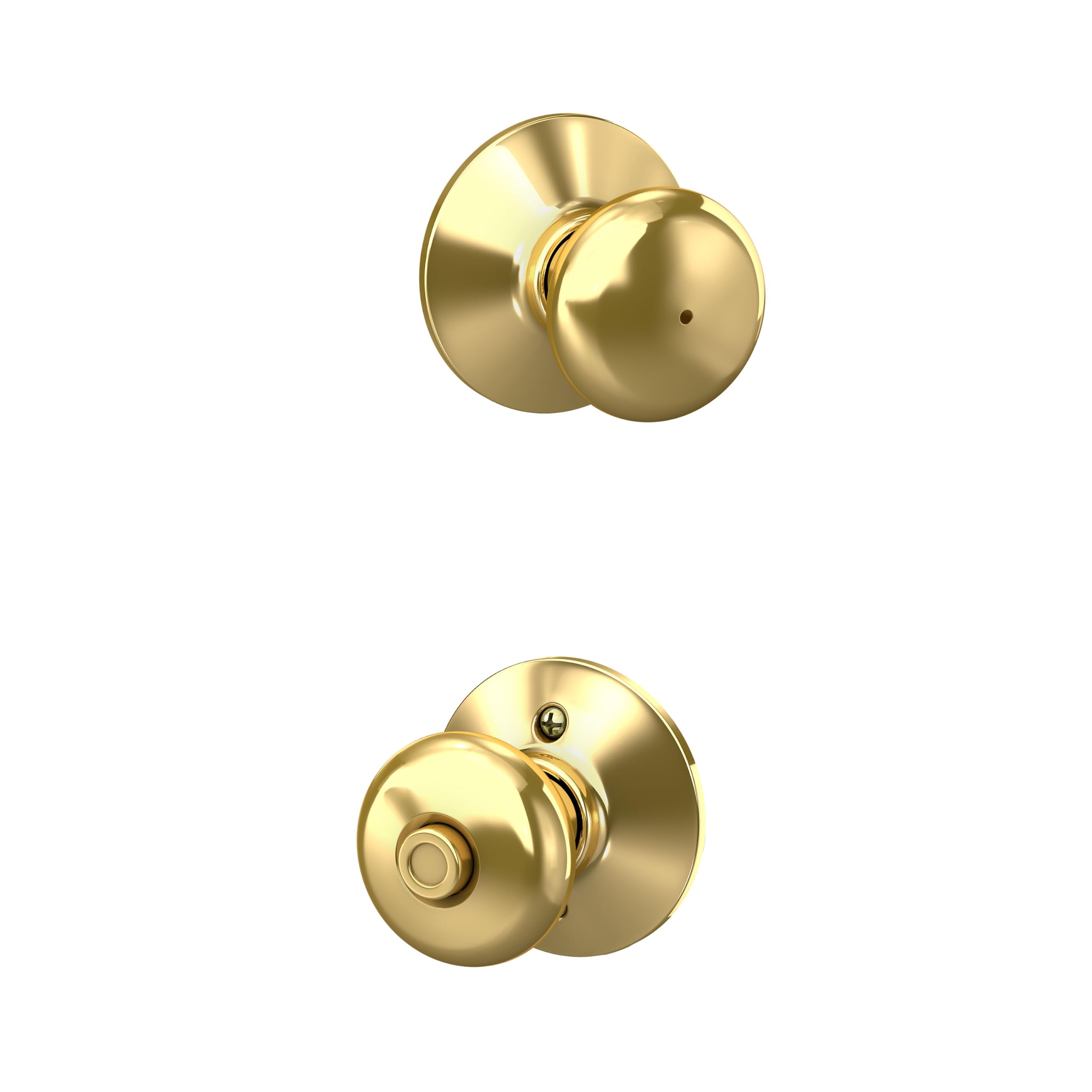 Schlage Plymouth Matte Black Door Knob - Passage Lock -29