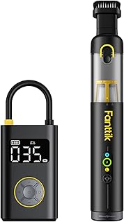 Fanttik X9 Pro Portable Tire Inflator for Compact Car Slim V10 Mate Cordless Car Vacuum