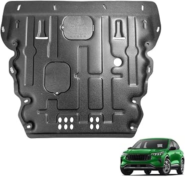 Engine Splash Shield Fit for Ford Escape 2020-2025 Lower Front Skid Plate | Durable Engine Guard Cover W/Screws Hardware ,Instructions Impact Resistant Splash Guard Directly Replace Original One
