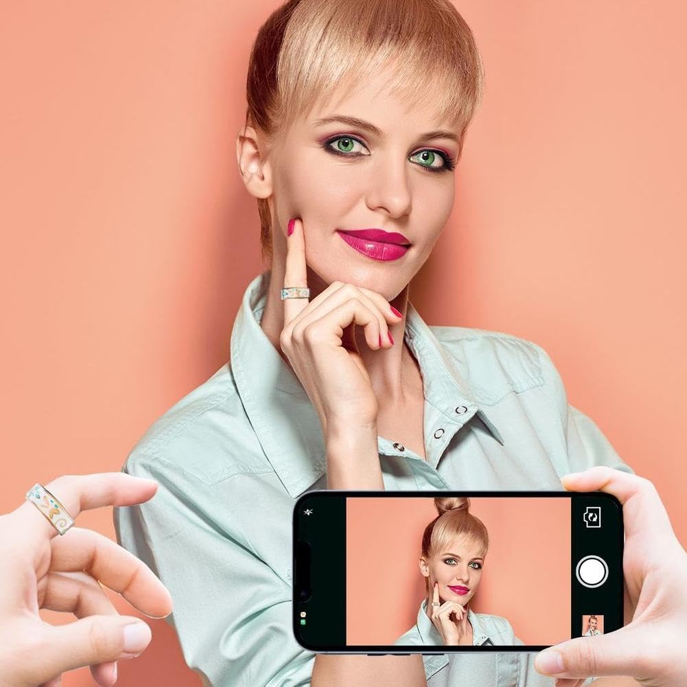 Oracle Smart Ring, 2026 nuovo anello Oracle per donne e uomini, impermeabile IP68, anello per monitoraggio del fitness e del sonno, ricarica wireless, fotografia a distanza, senza costi mensili
