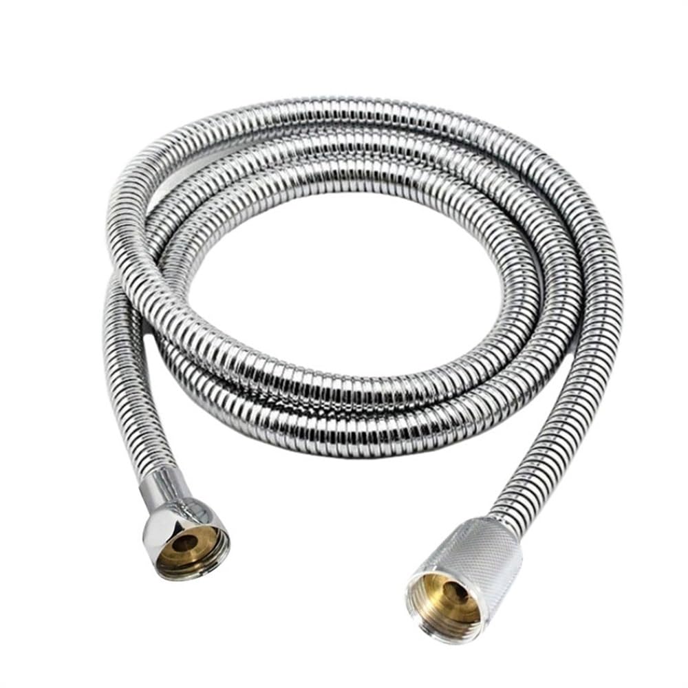 Lkfjnhepf 01 1.5M Shower Hose Flexible Shower Hose Bathroom Water Extension Plumbing Pipe Pulling Spring Tube Pipes(01 1.5M)