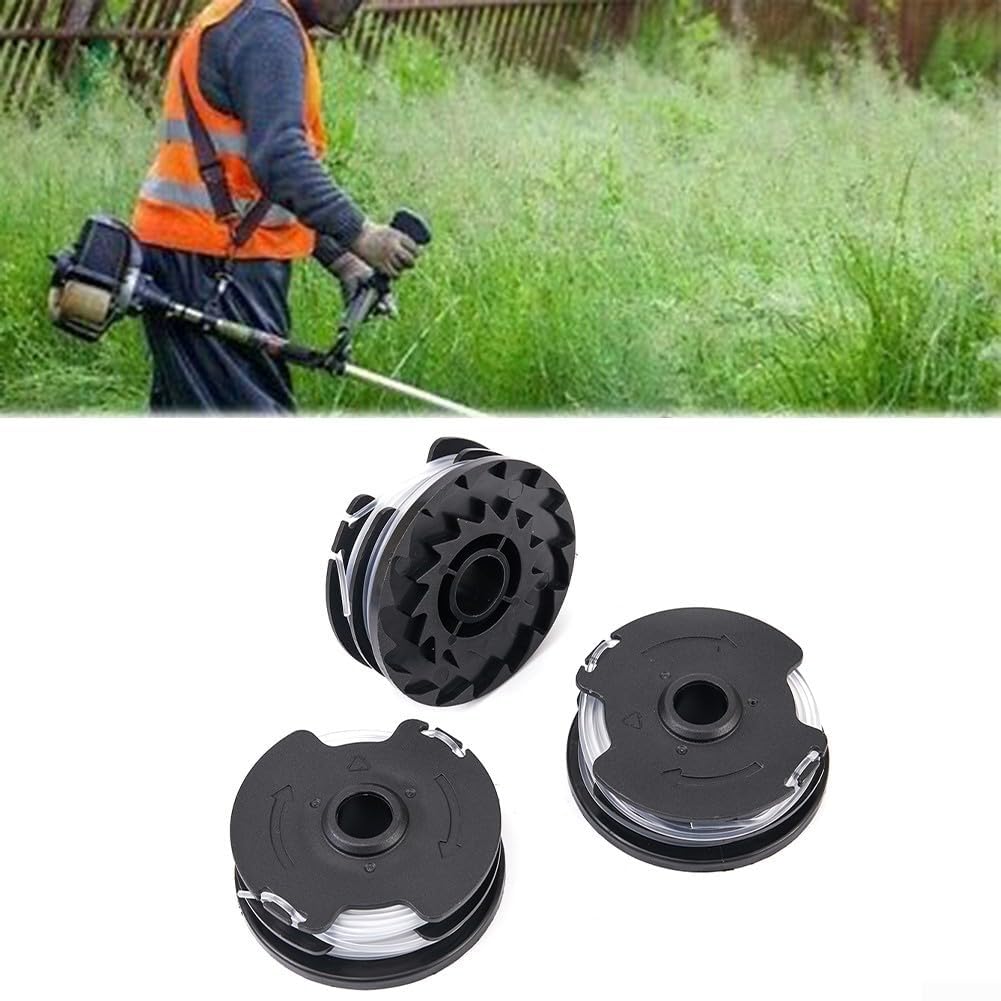 Replacement Spools Set 5M 1.4mm Diameter Nylon Thread For Parkside, For PRTA 20-Li C3 IAN351753 Cordless Grass Trimmer(3PCS)