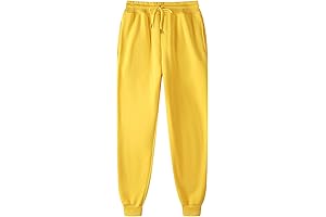 Roskiki Women's Basic Casual Long Sweatpants with Pocket