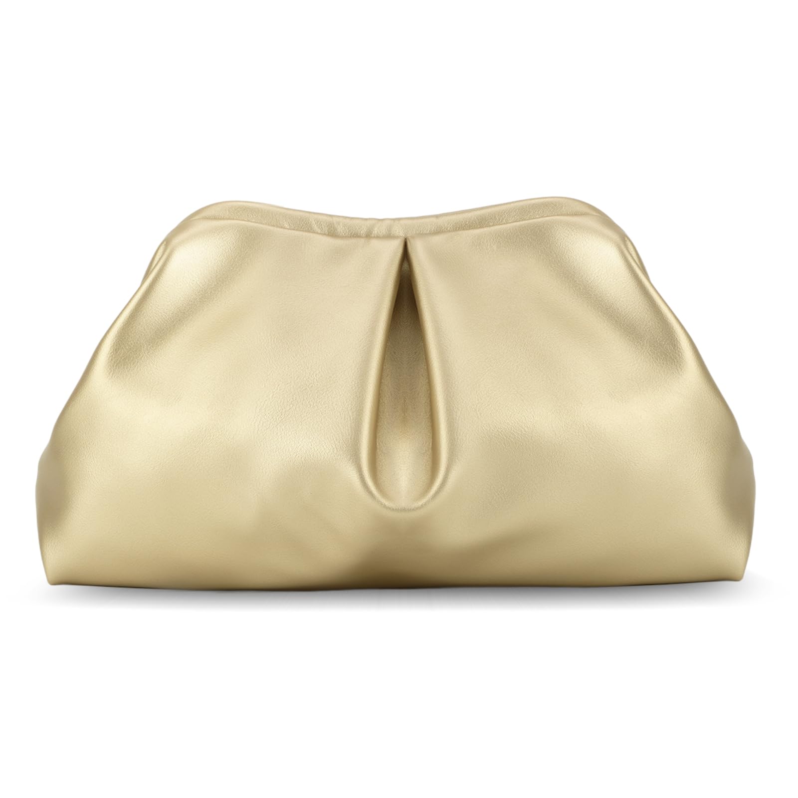 EVEOUT Knödel Clutch für Damen Leder Party Clutch Wolkentasche Stilvolle Tasche für Hochzeit Abendessen Party