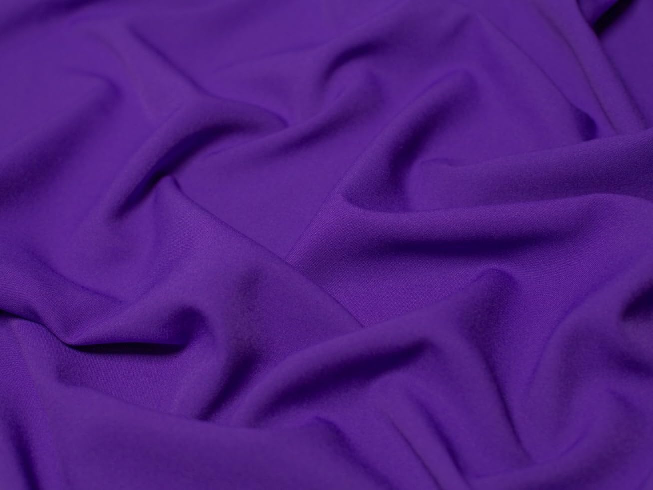 Minerva Cadbury Purple Heavy Burlington Polyester Suiting Purple - Per Metre