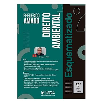 Capa do livro Direito Ambiental Esquematizado (13ª Edição 2023) Juspodivm
