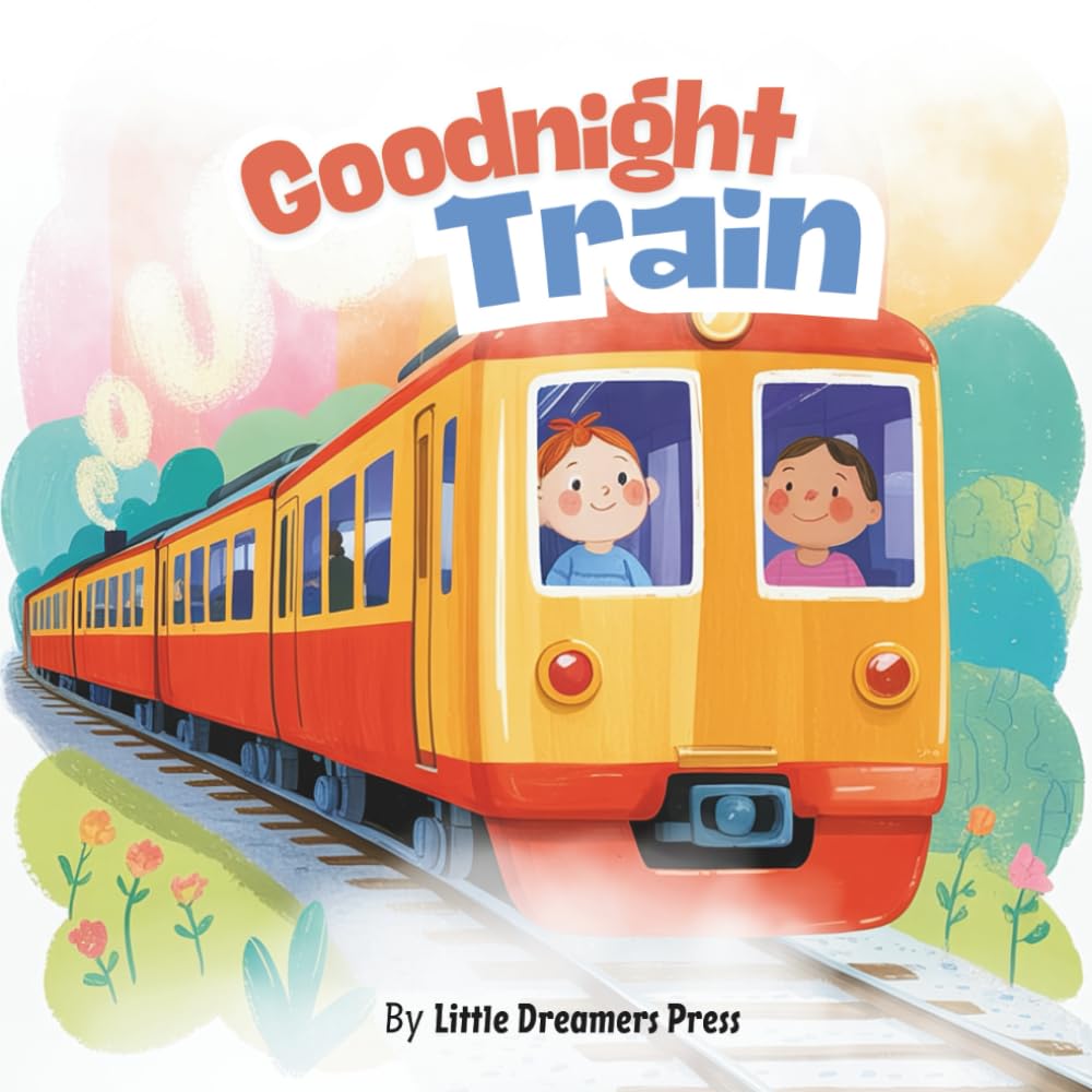 Goodnight Train: Trains Themed Story Book, Train Bedtime Book for Kids