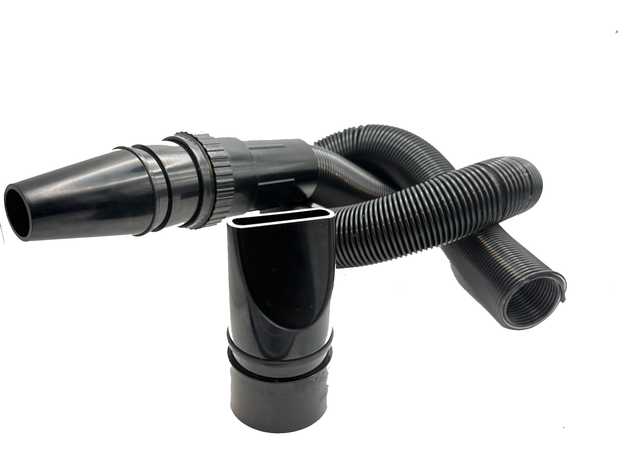 Manguera Tubo Flexible para Secador Expulsor de Mascotas – Extensible hasta 2 m – Tamaño L 80 cm – Ø 4,8 cm – Compatible con Varios Modelos y Lavamascotas