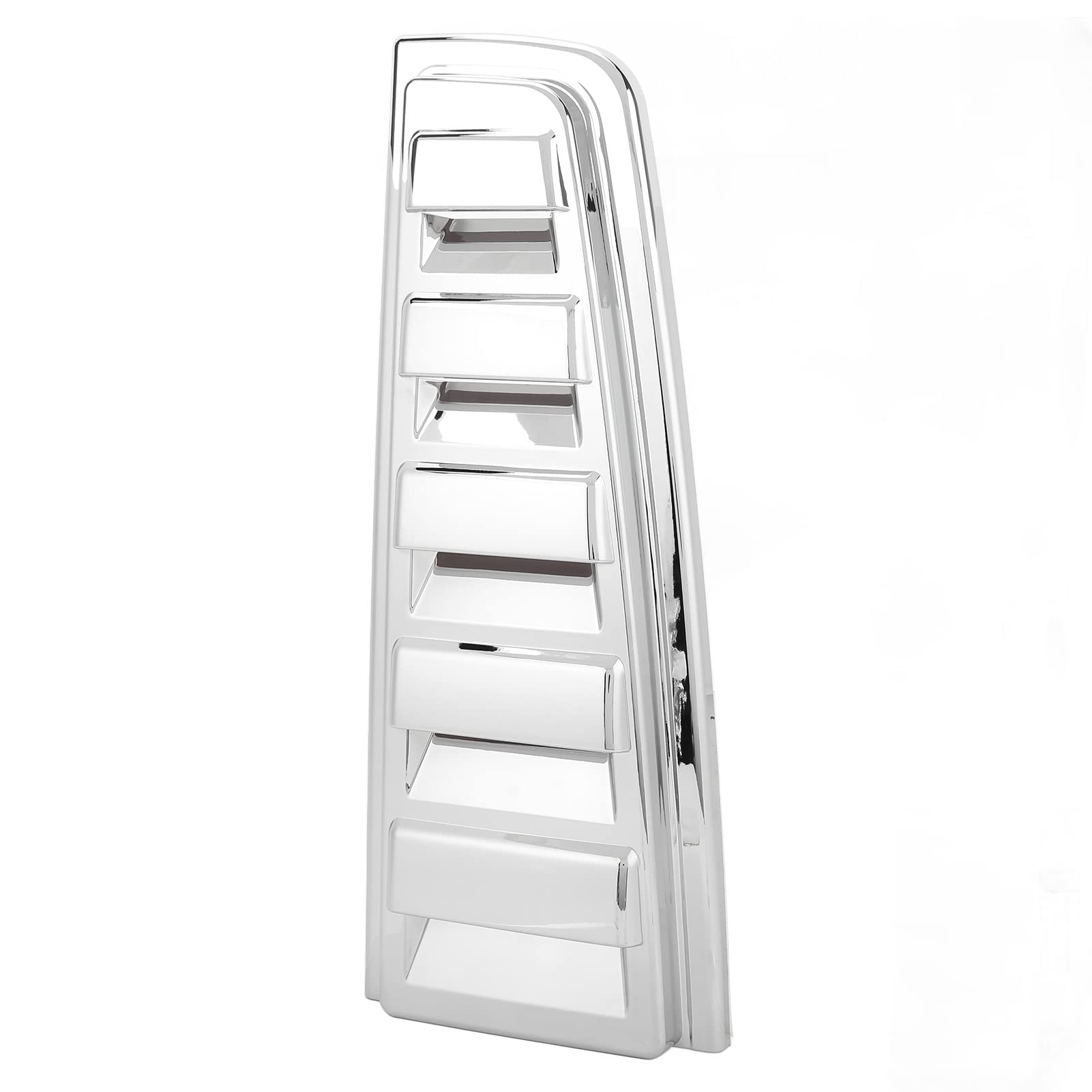 Cornice Decorativa per Fanale Posteriore per Auto, 2 Pezzi, Sostituzione Lucida Antiruggine per H2 2003‑2009, Migliora L'aspetto e Protegge Dai Graffi