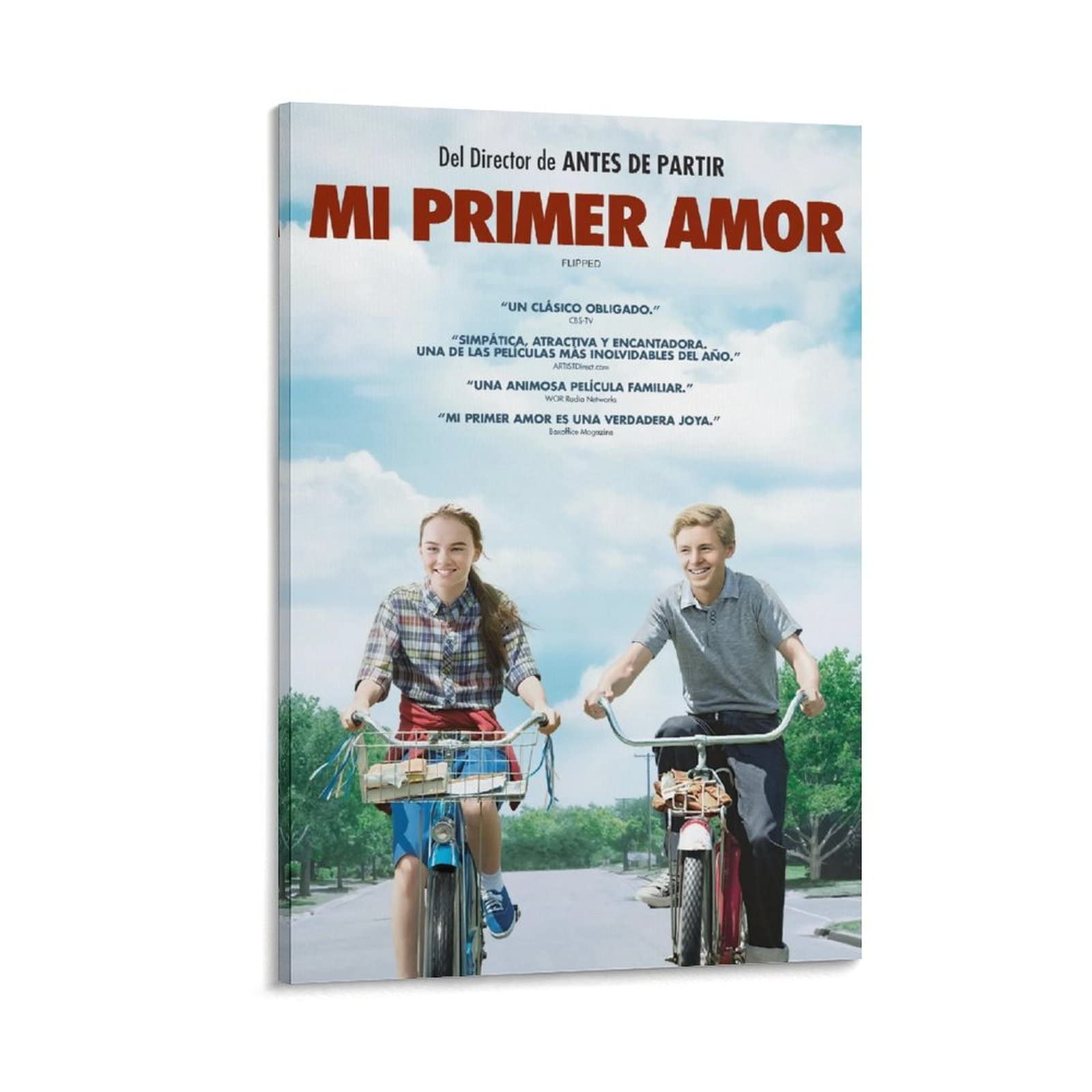 Póster de película de comedia romántica para jóvenes con volteo, pintura decorativa, lienzo para pared, póster de sala de estar, dormitorio, 40 x 60 cm