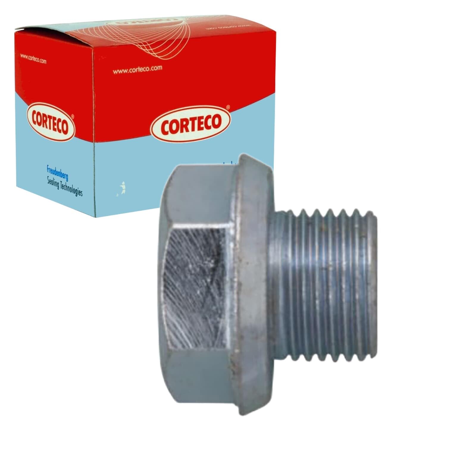 Corteco Ölablassschraube mit Dichtring M18 x 1,50 x 12 passend für Char