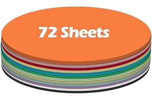 Ezyaid Round Cardstock Circles: Fuel Kids' Creativity, Unleash Artistic Endeavors