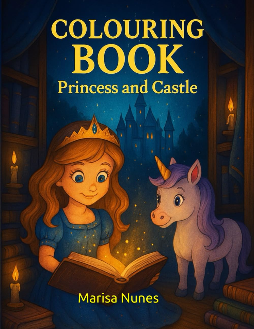 Coloring Book: Princess and Castle
