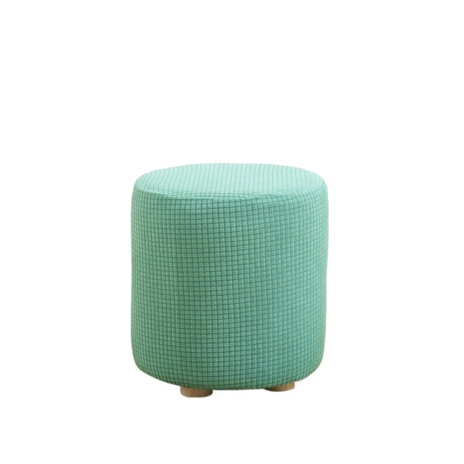 SHENJMAI Stool Covers Round Round Ottoman Slipcover Stretch Footrest Covers Cover Stool Footstool Protector for Furniture