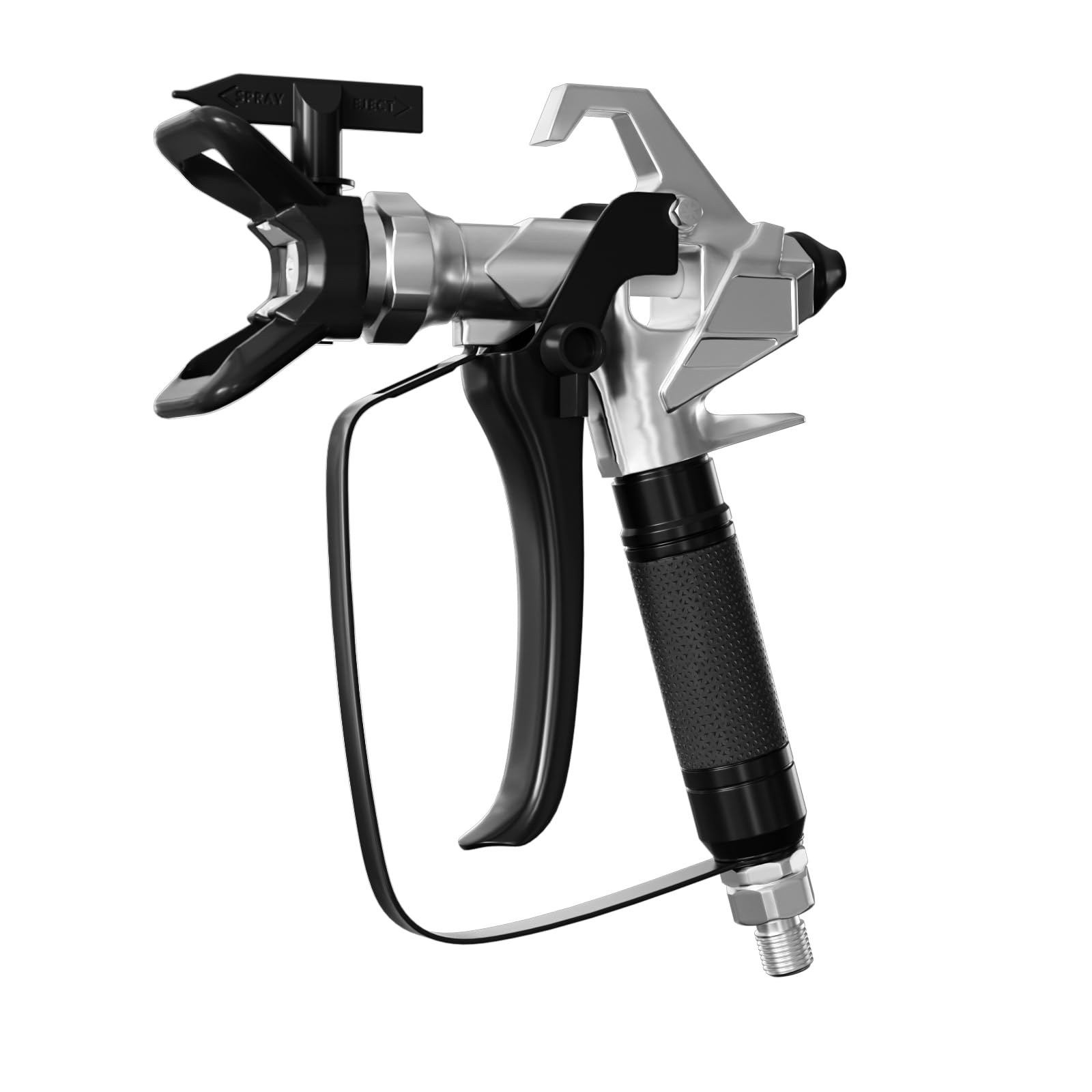 Airless Paint Sprayer - High Efficiency Thinning-Free Electric Spray Gun with Brass Nozzles &amp; Extension Rod, Minimal Overspray for Home Interior/Exterior (Airless Paint Spray Gun)