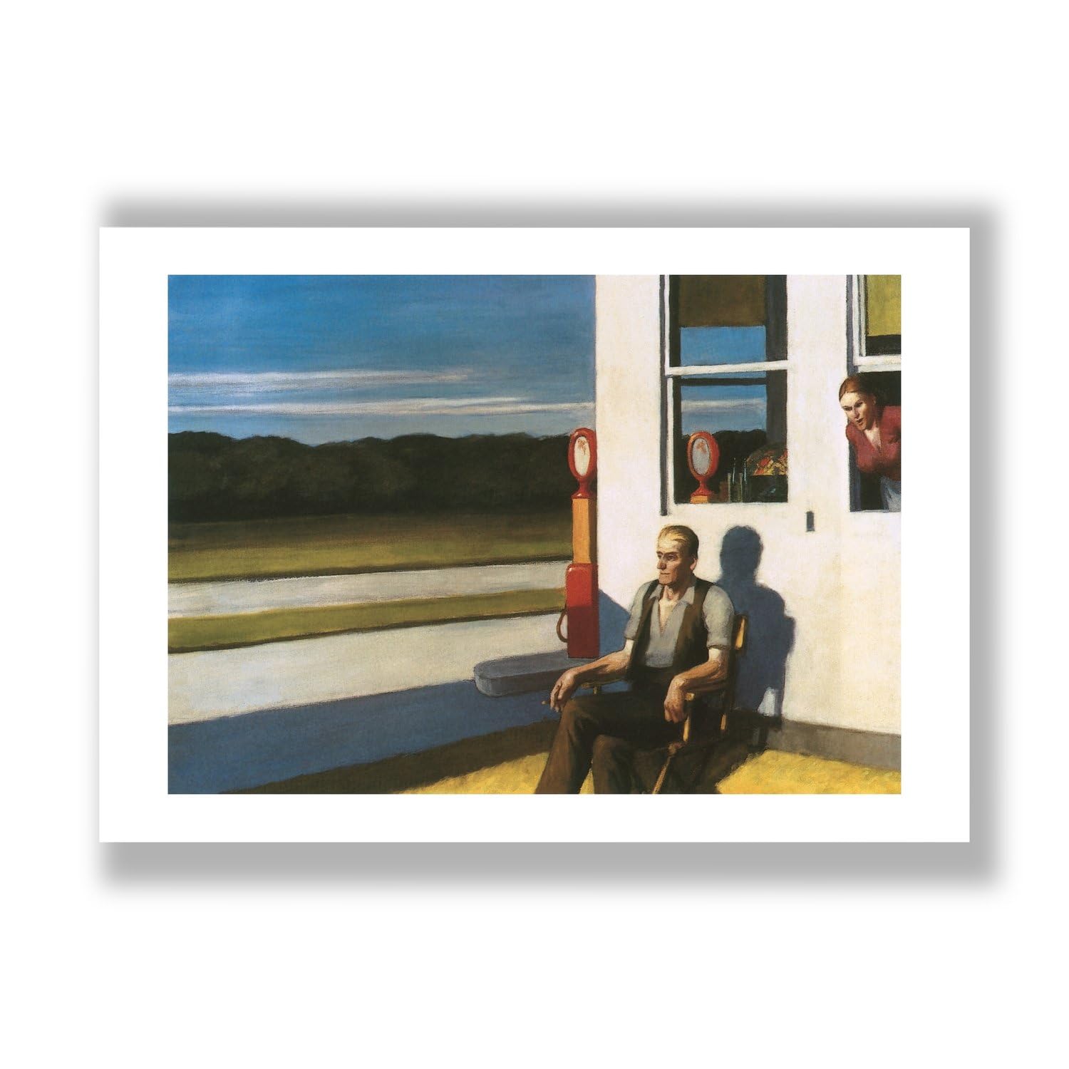 Edward Hopper Impression d'art semi-brillante extra large par Spiffing Prints - 7
