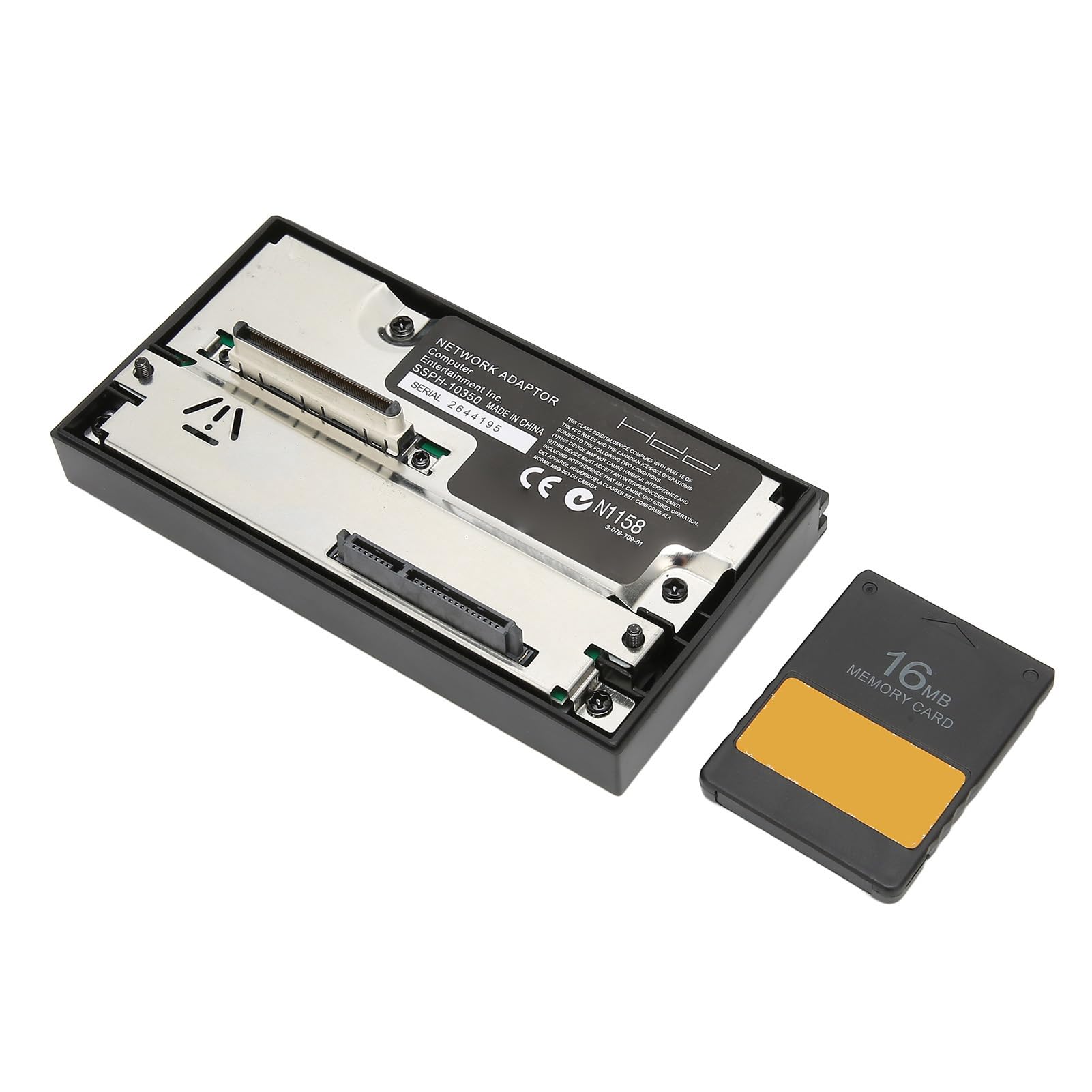 Adattatore di rete PS2 con interfaccia HDD e scheda di memoria FMCB versione 1 966 da 16 MB McBoot supporta fino a 2 TB di giochi senza dischi host compatibili