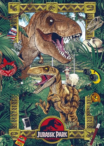 Schmidt Games 58579 Jurassic Park La Era de los Dinosaurios Rompecabezas de 1000 Piezas