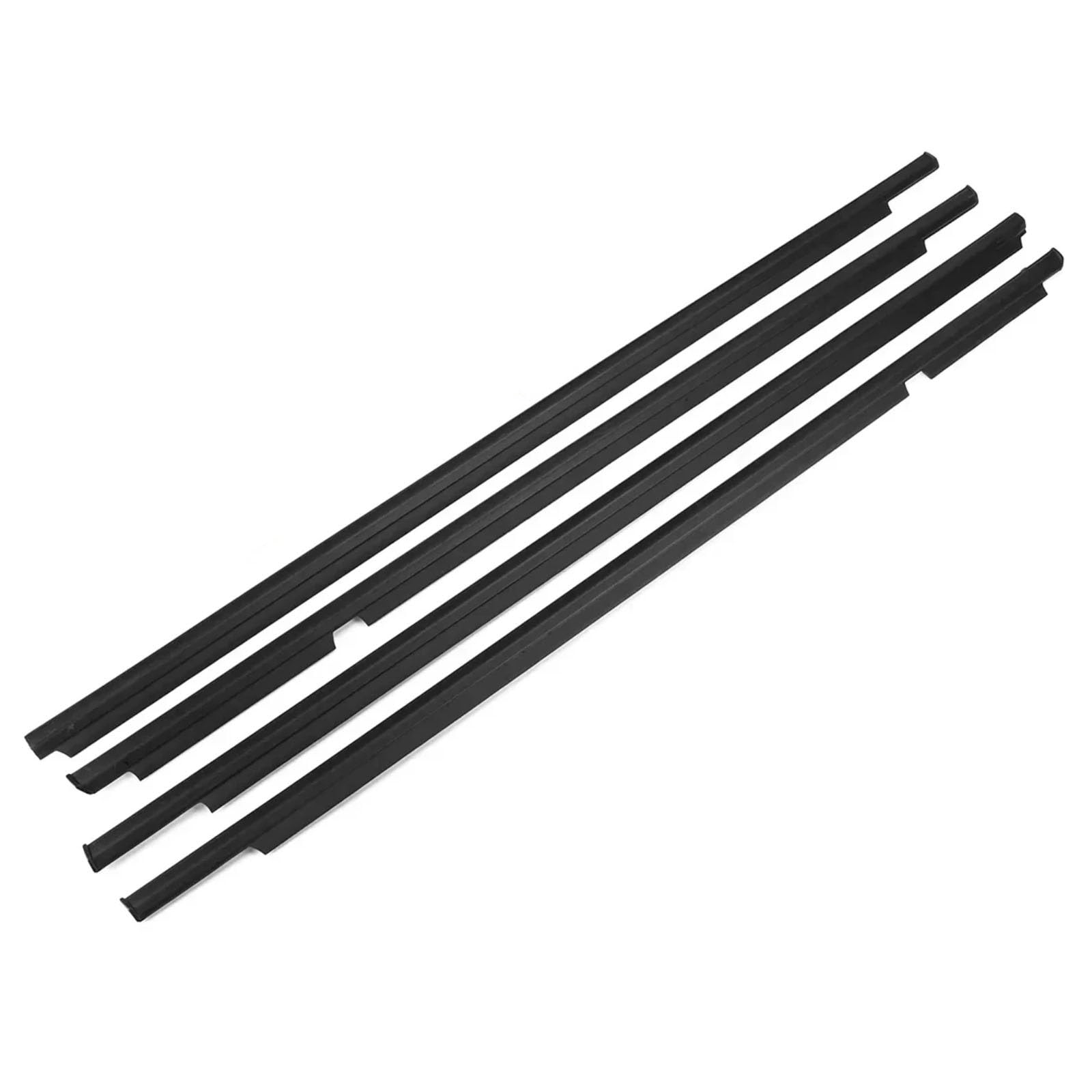 Glilar One Color Automotive Window Seals Compatible With Toyota For Land For Cruiser For Prado 120 4Pcs Car Outside Windows Weatherstrip Seal 7571160061