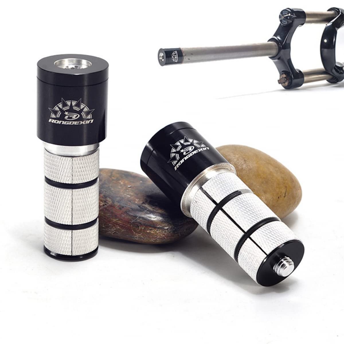 Spina A Compressione Per Prolunga Sterzo 58g 18mm Per Forcelle Bici Da Strada In Carbonio 1 1/8 - Foto 3