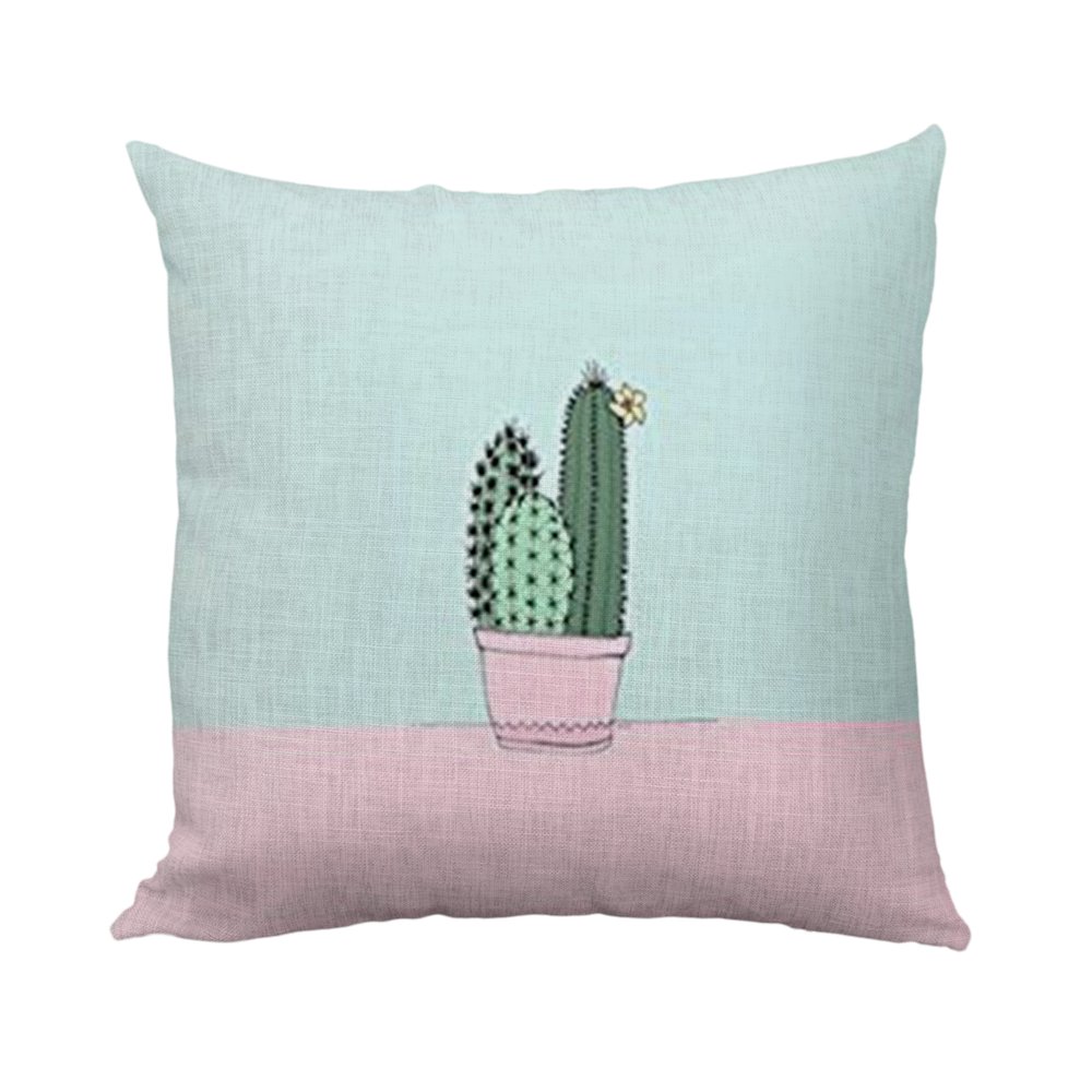avimoDi beautiful Cactus pattern throw pillow covers decorative pillowcase cushion co.