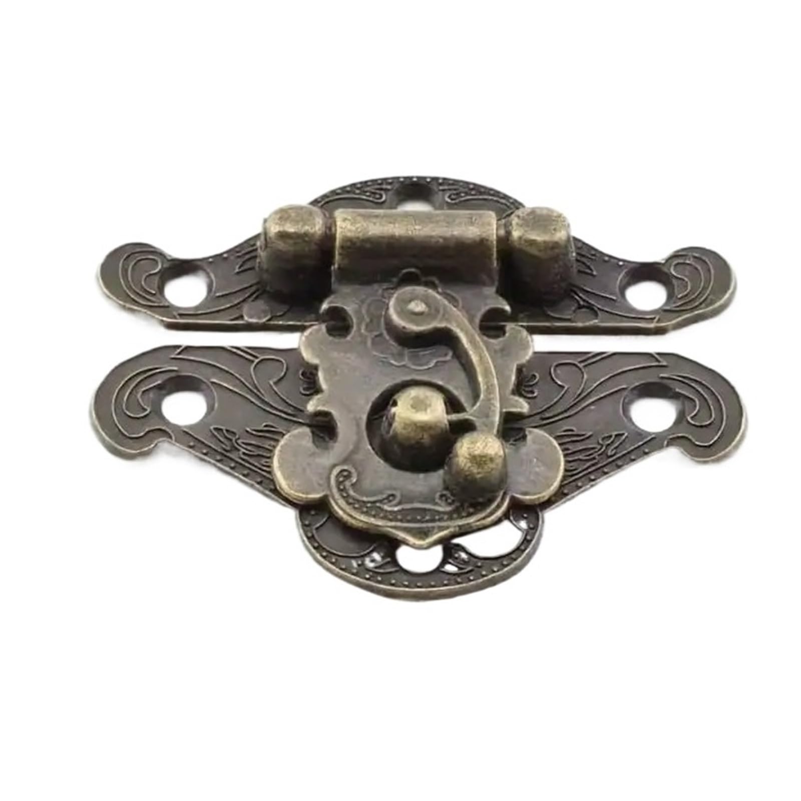 6pcs Antique Vintage Bronze Hinge with Matching Screws