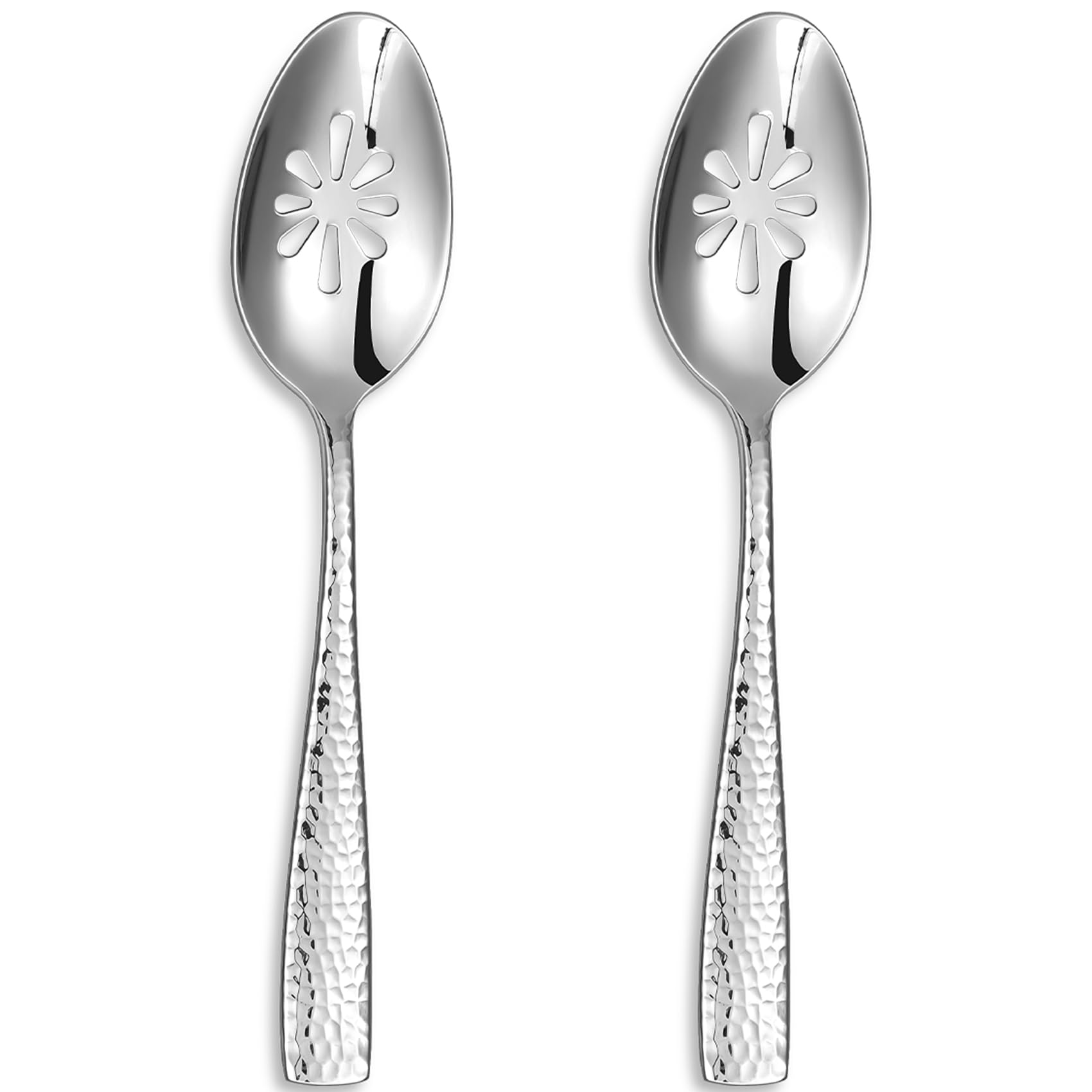 KEAWELL Louis Hammered Serving Spoons - Set of 2 -11