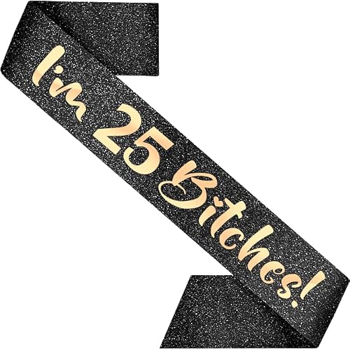 Top 23 Dresses for Your 25th Birthday: From Elegant to Fun Styles 6 PartyForever 25th Birthday Decoration Sash for Women I'm 25 Bitch...